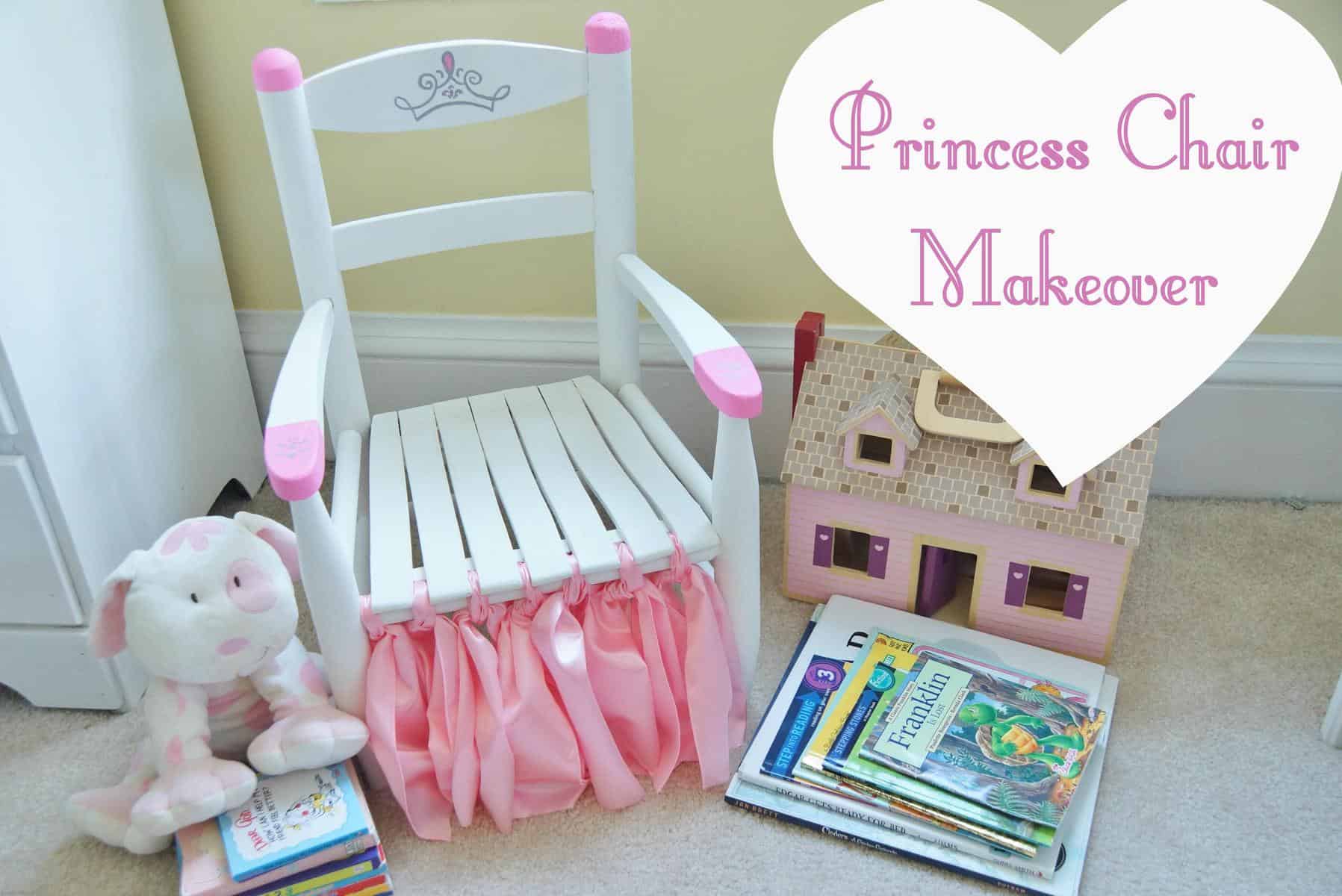 Princess Chair Makeover {Curbside Treasures}