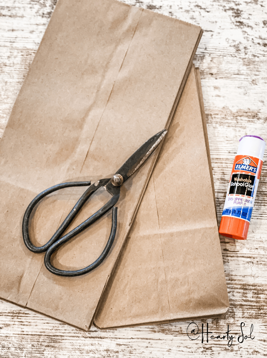 How to Make Easy Paper Bag Stars Hearty Sol