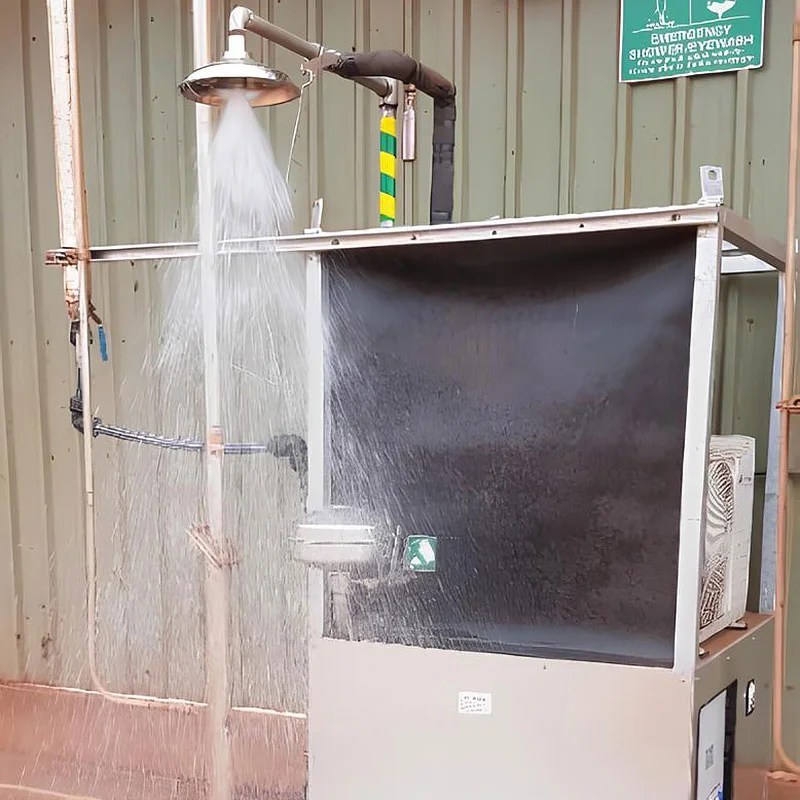 Safety Shower Chiller SC300C Heat Trap Cooled Water for Worksites