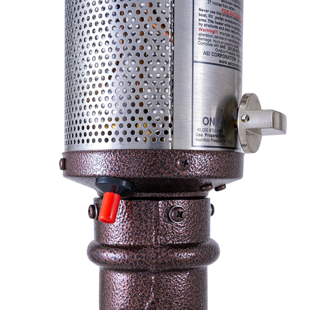 Heaterz Inc PC02CABAEI Antique Bronze "VINTAGE" cast aluminum