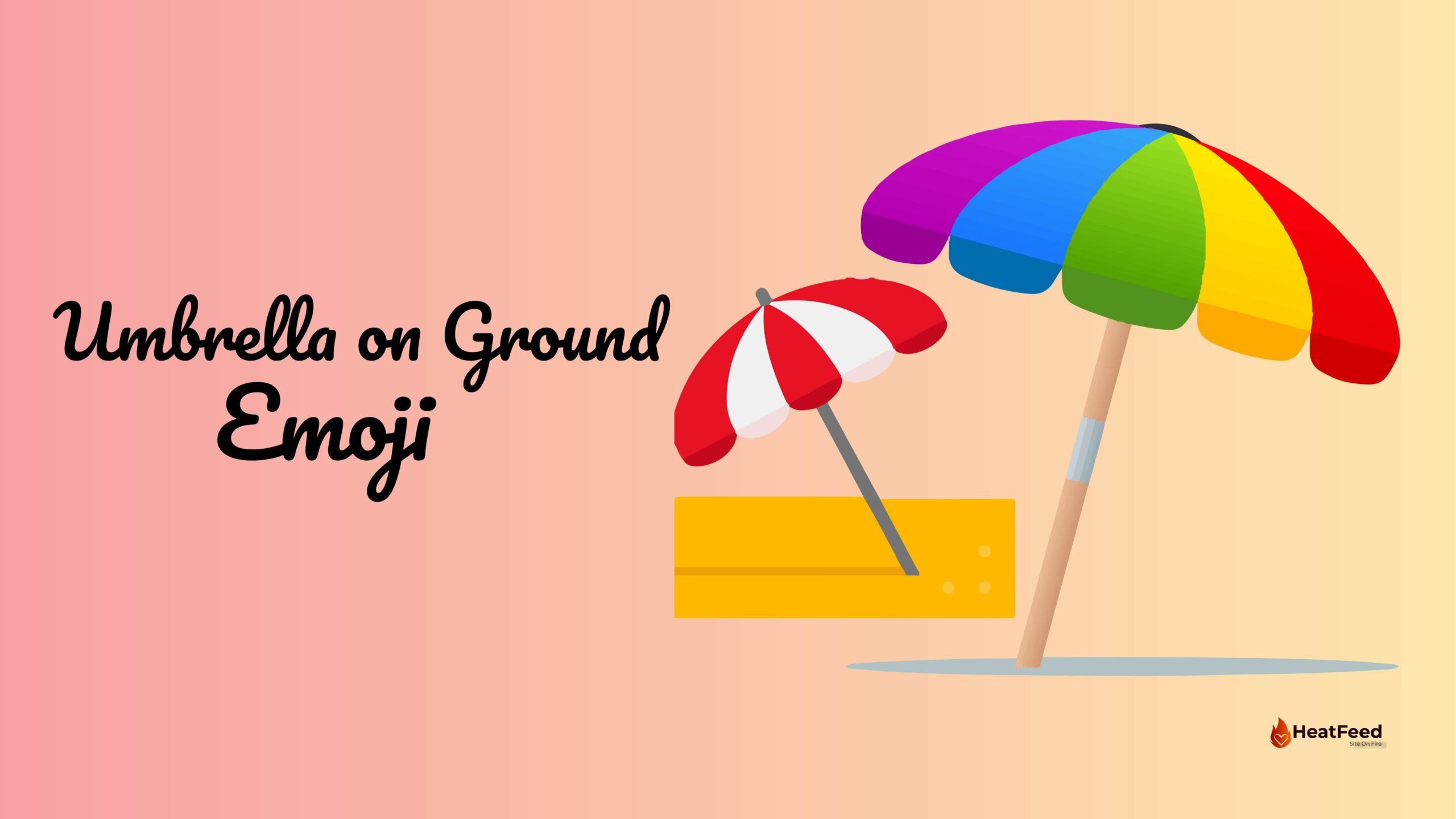 Umbrella On Ground Emoji⛱️Meaning, Copy, ️ & Paste 📝