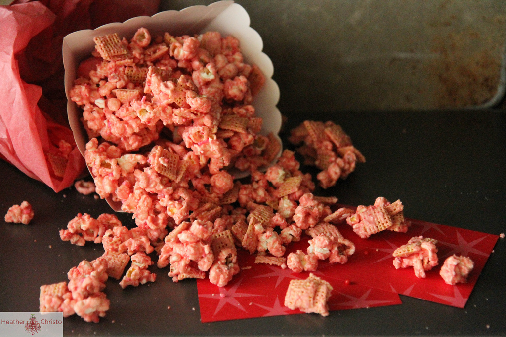 Candy Cane Chex Mix Heather Christo