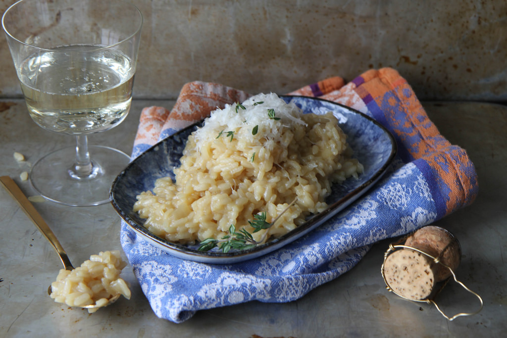 Champagne Risotto Heather Christo