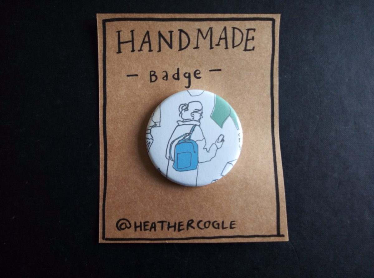 Backpack Badge Heather Cogle