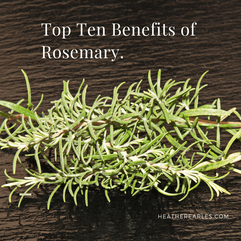 Top Ten Benefits of Rosemary Heather Earles