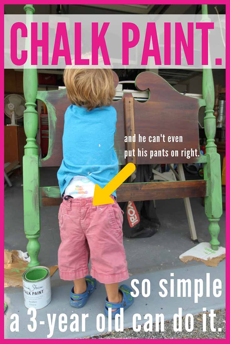 A STUNNING DIY Chalk Paint Project With A Trashed Four Poster Bed!