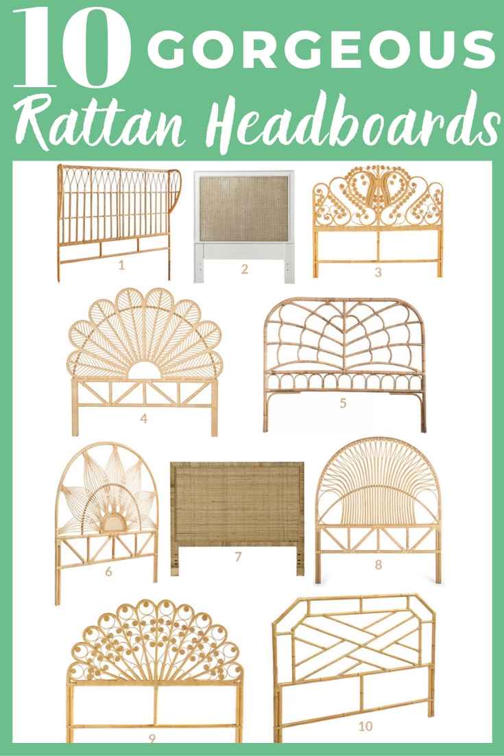 10 Rattan Boho Headboards You Can Buy + 20 Real Rooms That Use