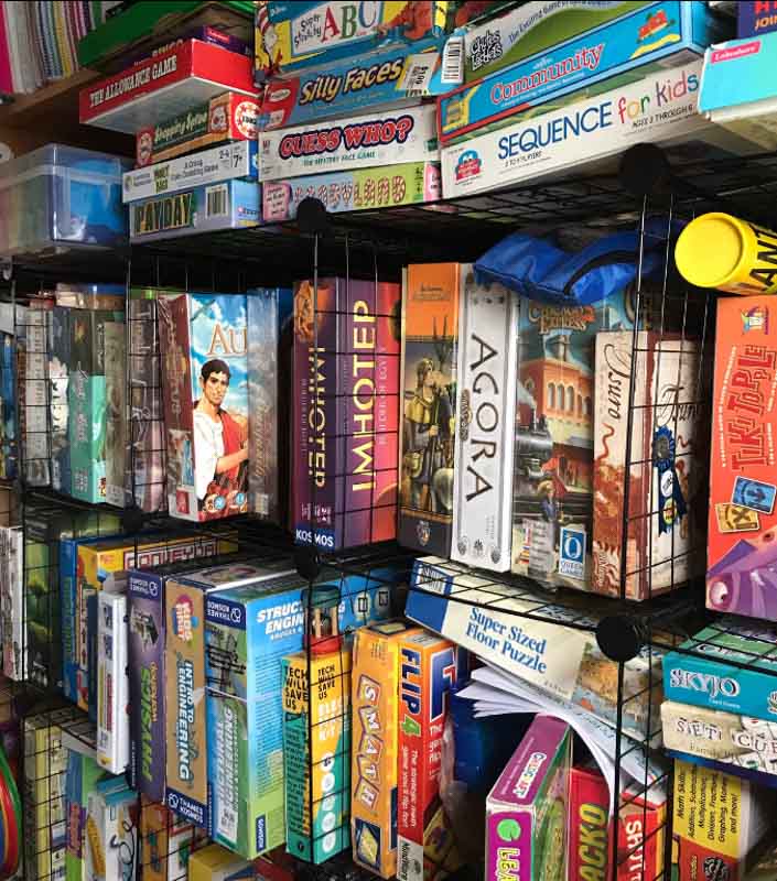 17 Board Game Storage Ideas to Keep You Sane The Heathered Nest