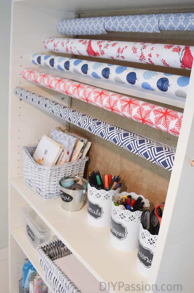 15 BEST Wrapping Paper Storage Ideas