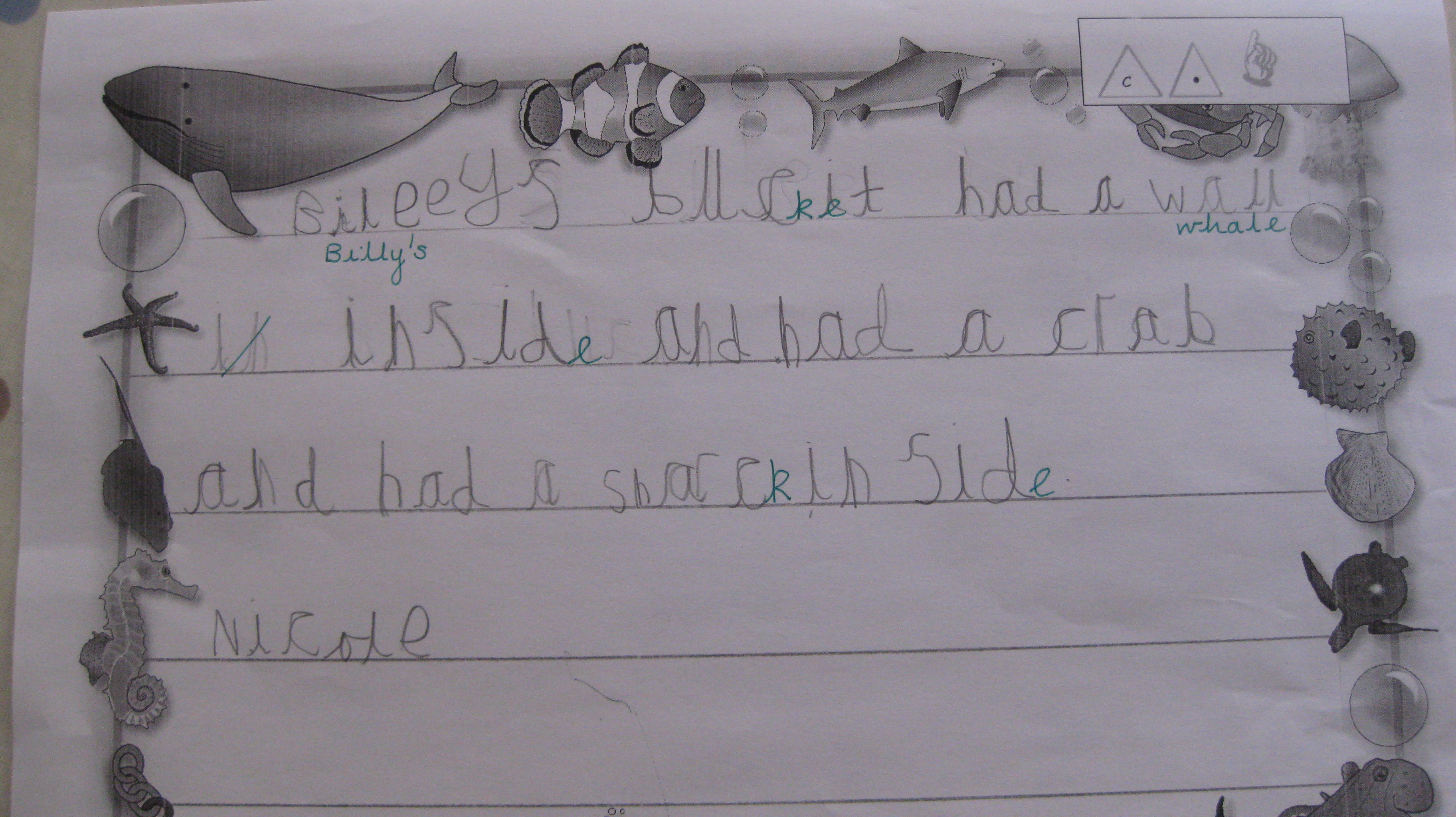 Billy’s Bucket Rocket Class Blog