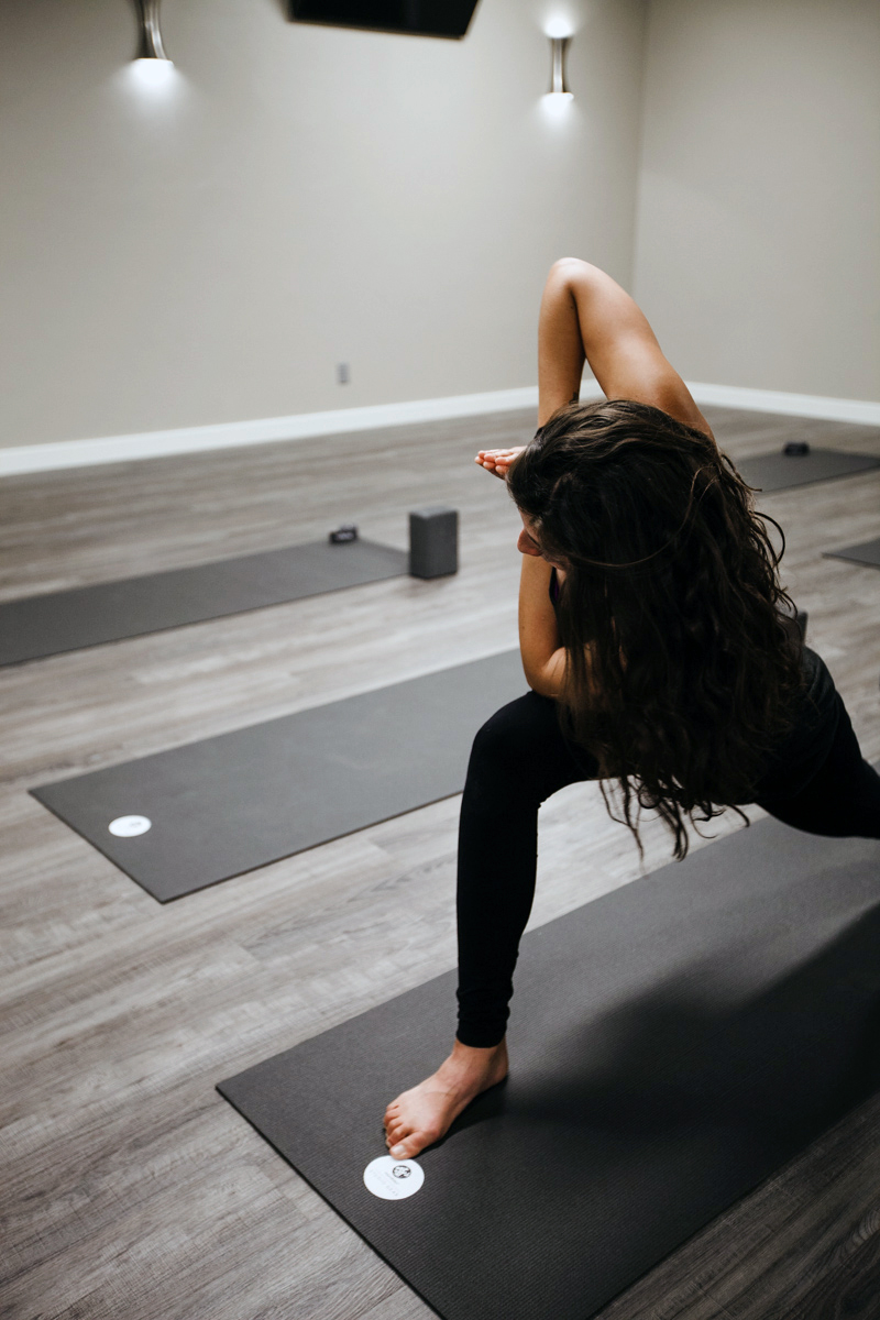 Yoga Studio Spotlight Half Moon Yoga Heating Green