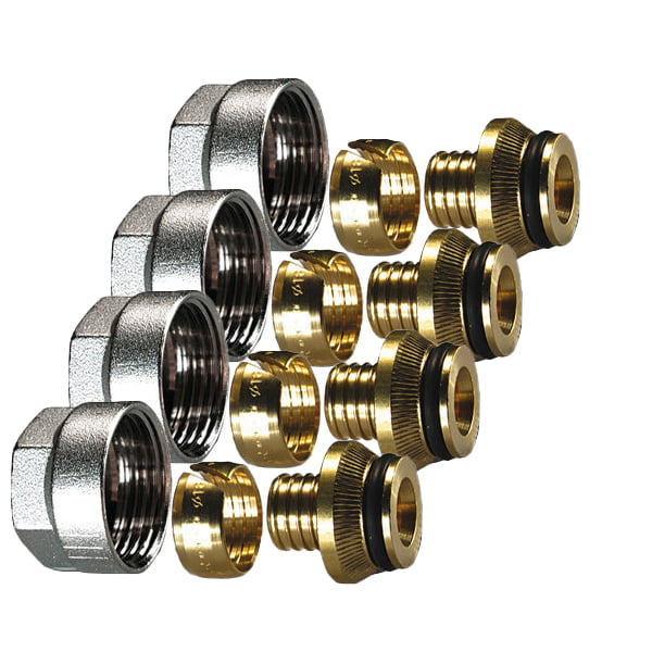 Ivar 16mm Manifold Connectors 4 Pack Heatrite Products