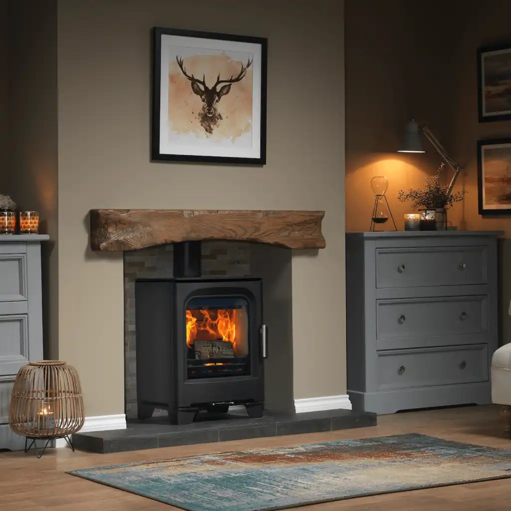 Purevision Countryman FreeStanding Multifuel Stove Heatwave Fireplaces