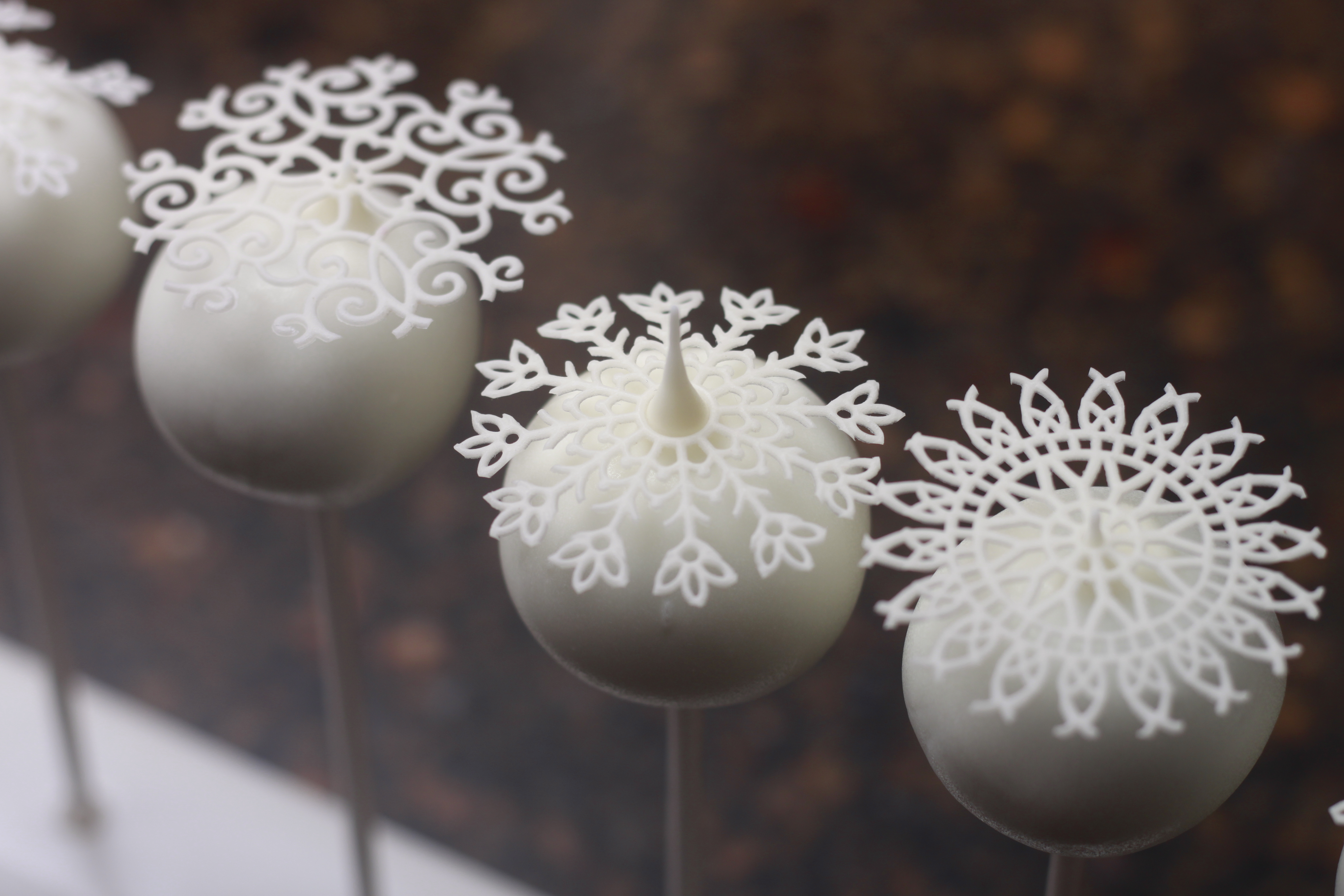 Heavenly Cake Pops Snowflake Cake Pops