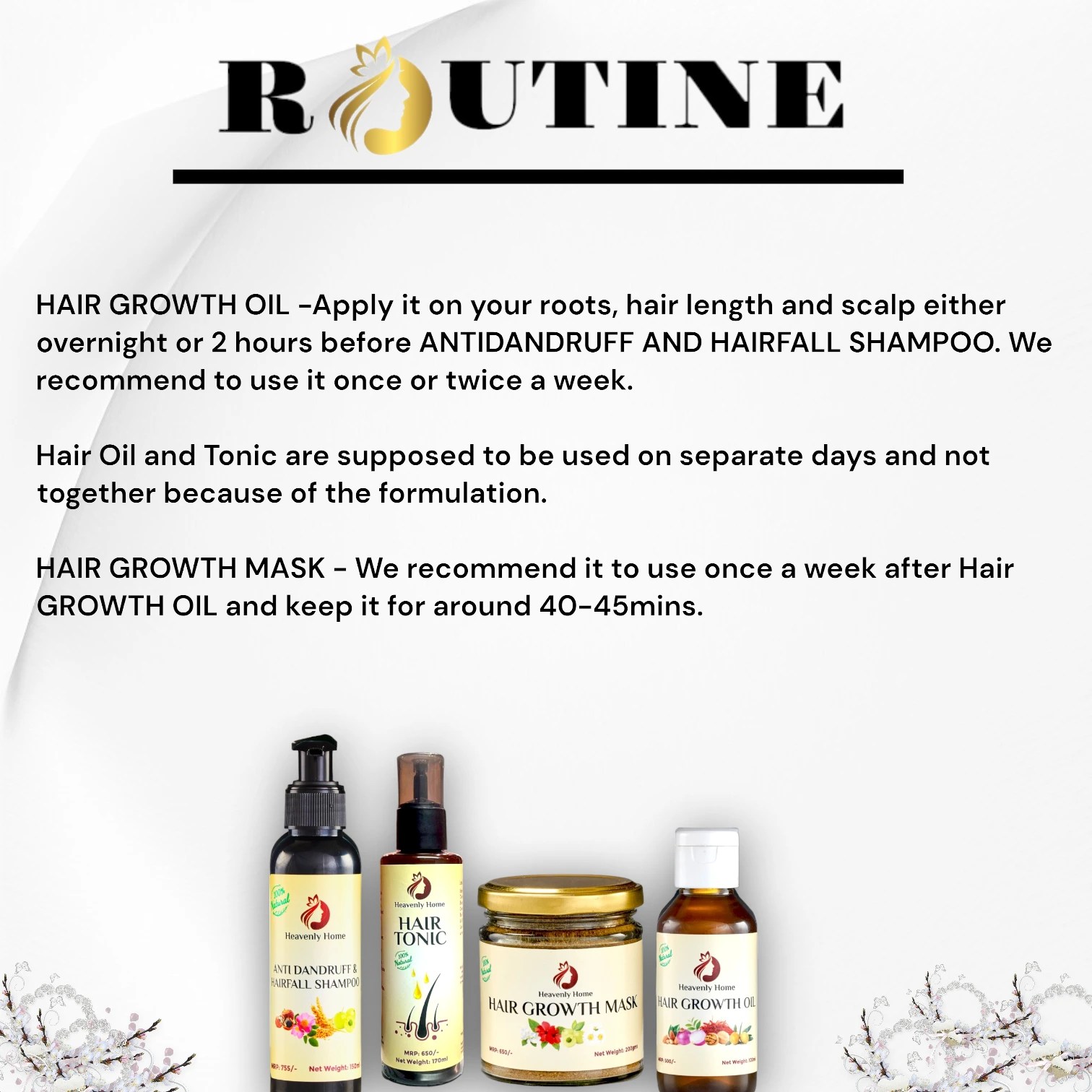 Hair Growth Kit 3 Heavenly Home