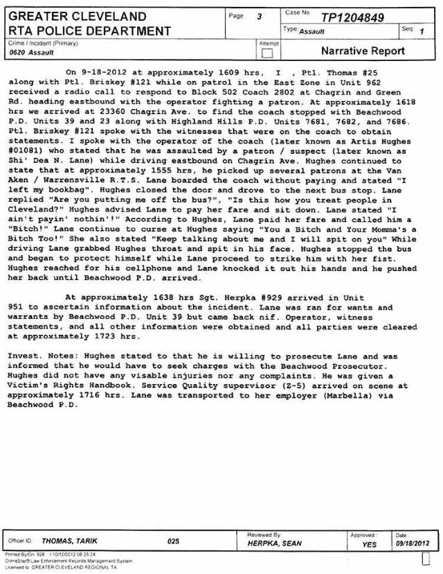 Cleveland Bus Driver Fired After Decking Irate Woman