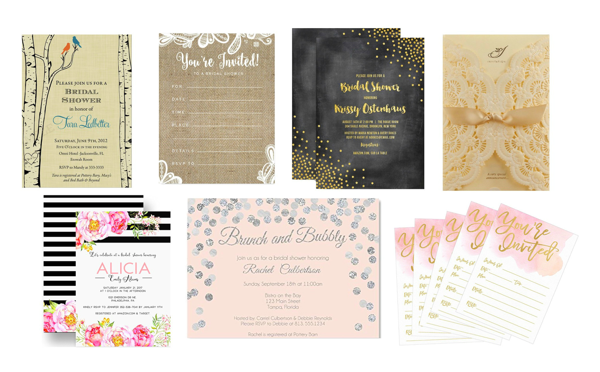 Top 10 Best Bridal Shower Invitations