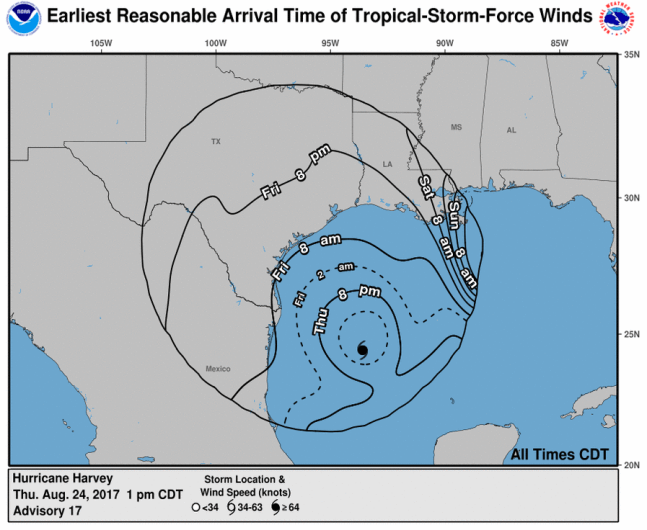 Will Hurricane Harvey Hit New Orleans, Louisiana?