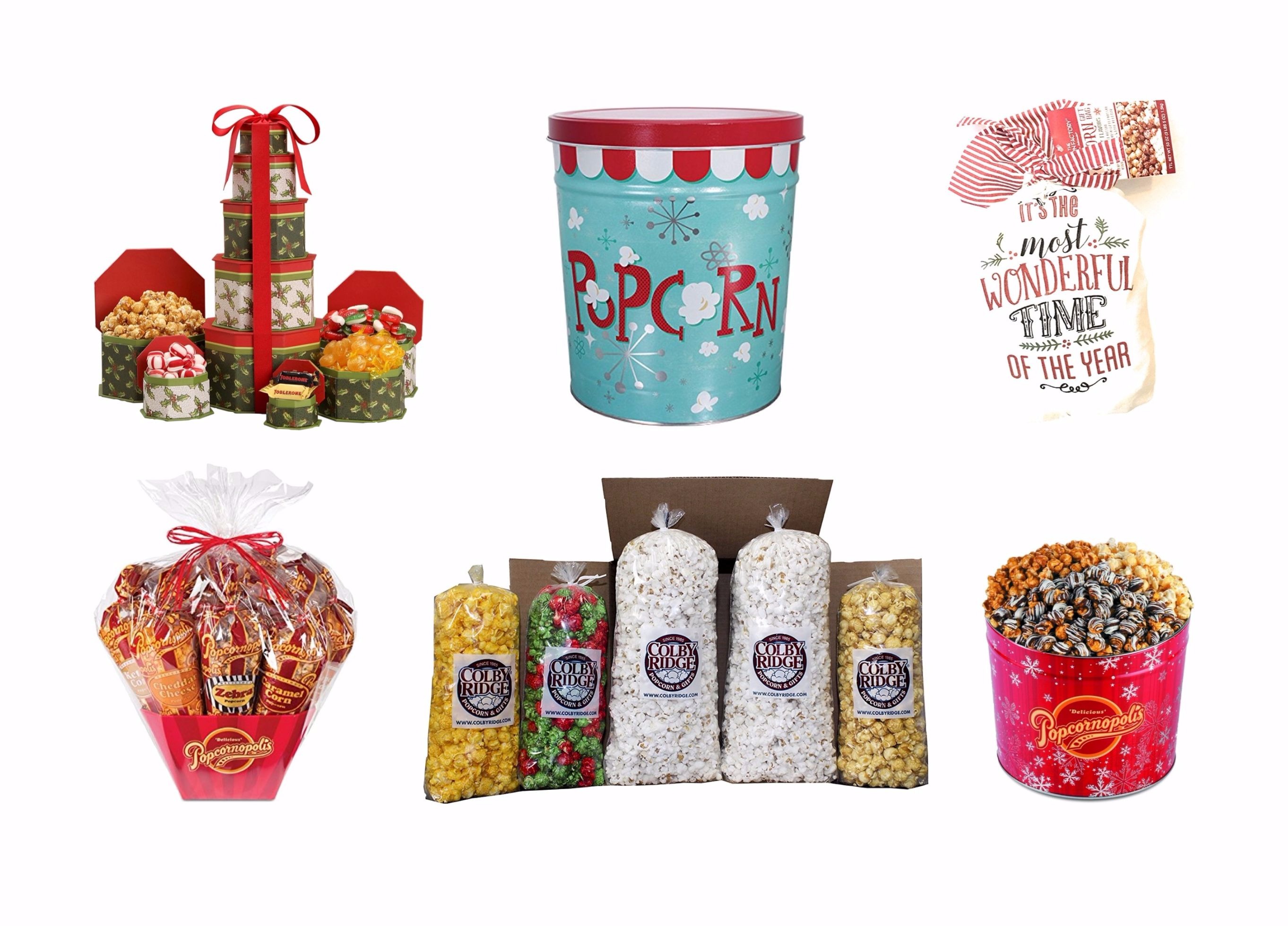 Top 10 Best Popcorn Gift Baskets for Christmas 2017