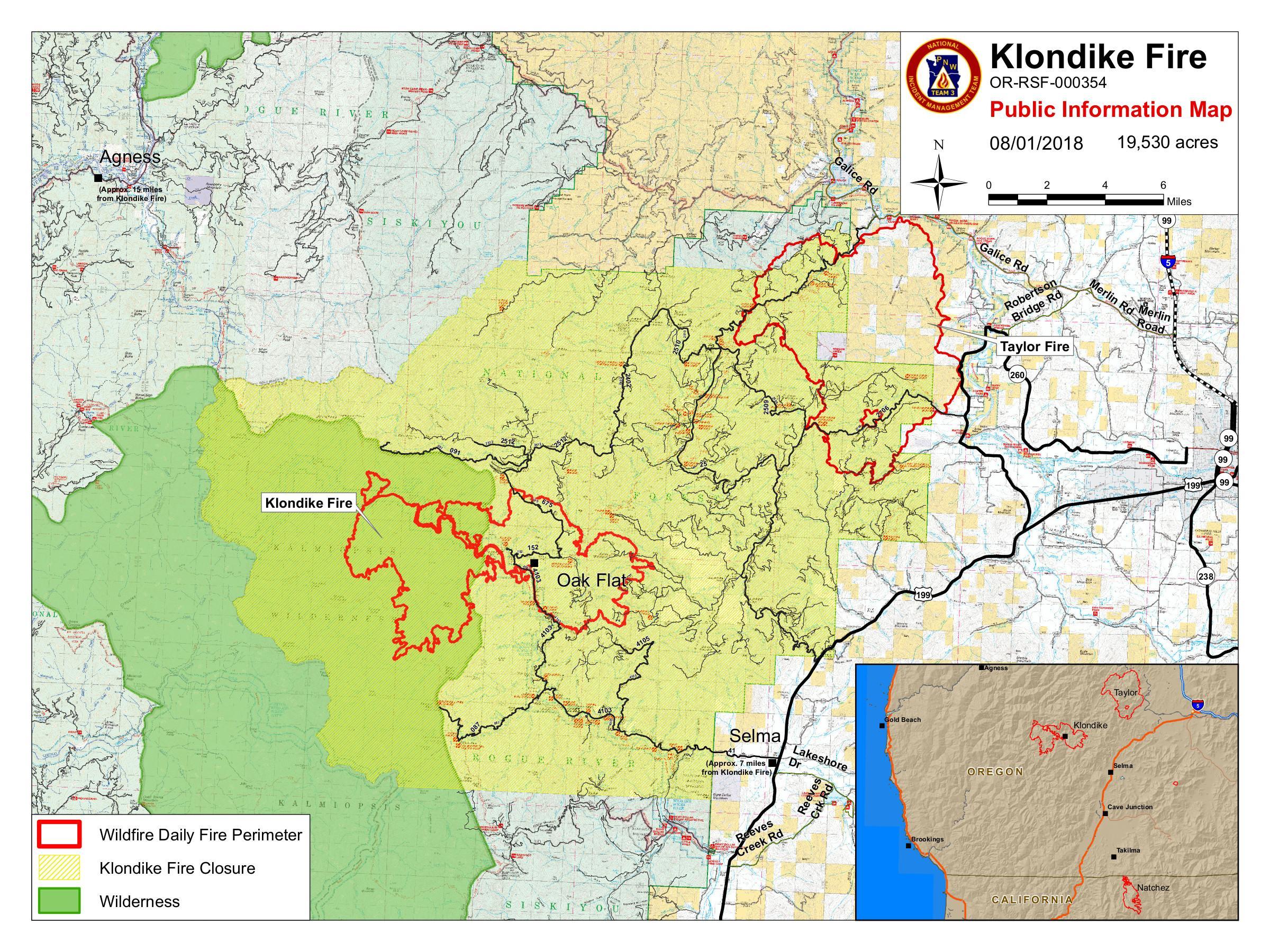 Oregon & Washington Fire Maps Fires Near Me [August 1]