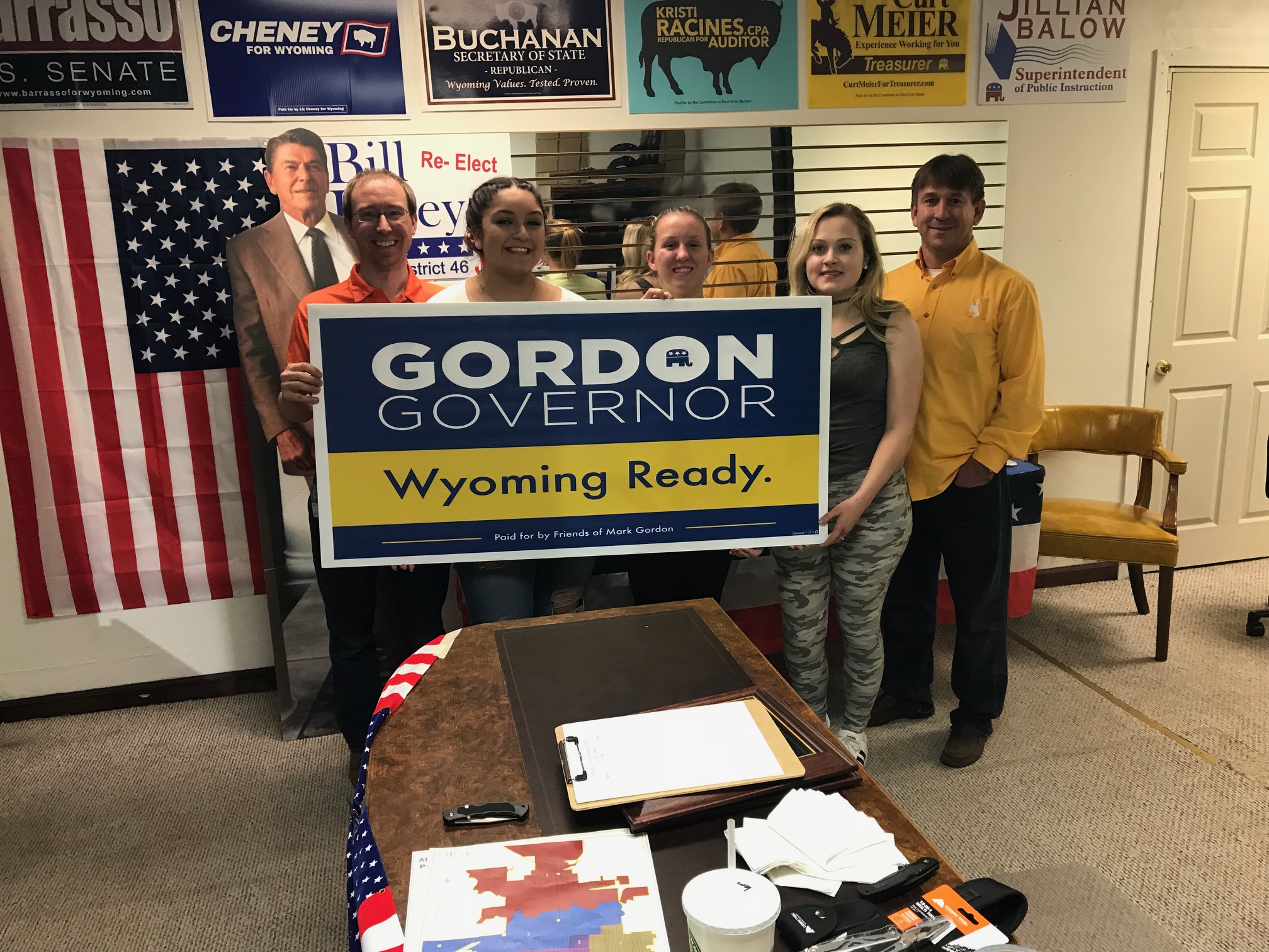 Laramie, Wyoming GOP HQ Office Vandalized Photos