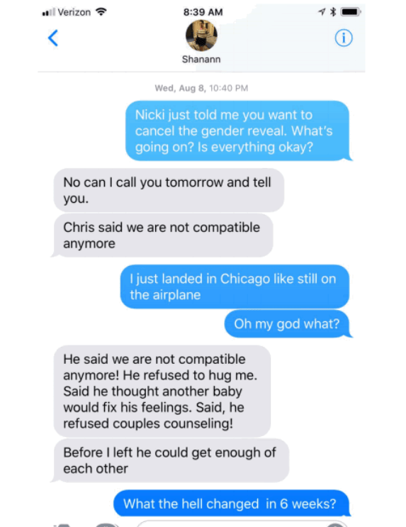 Shanann Watts’ Text Messages About Husband Chris Watts