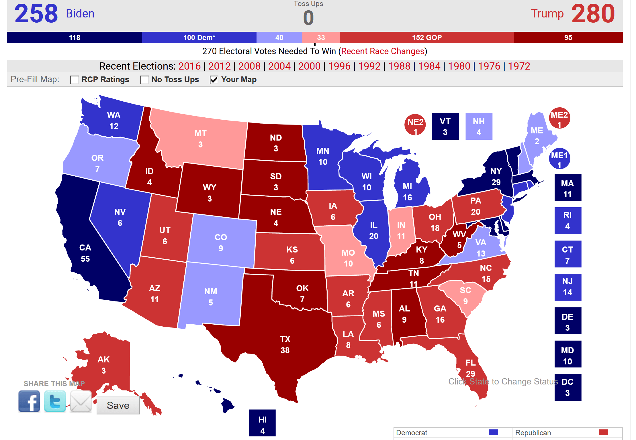 Live Wisconsin Election Results & Map Biden Projected to Win