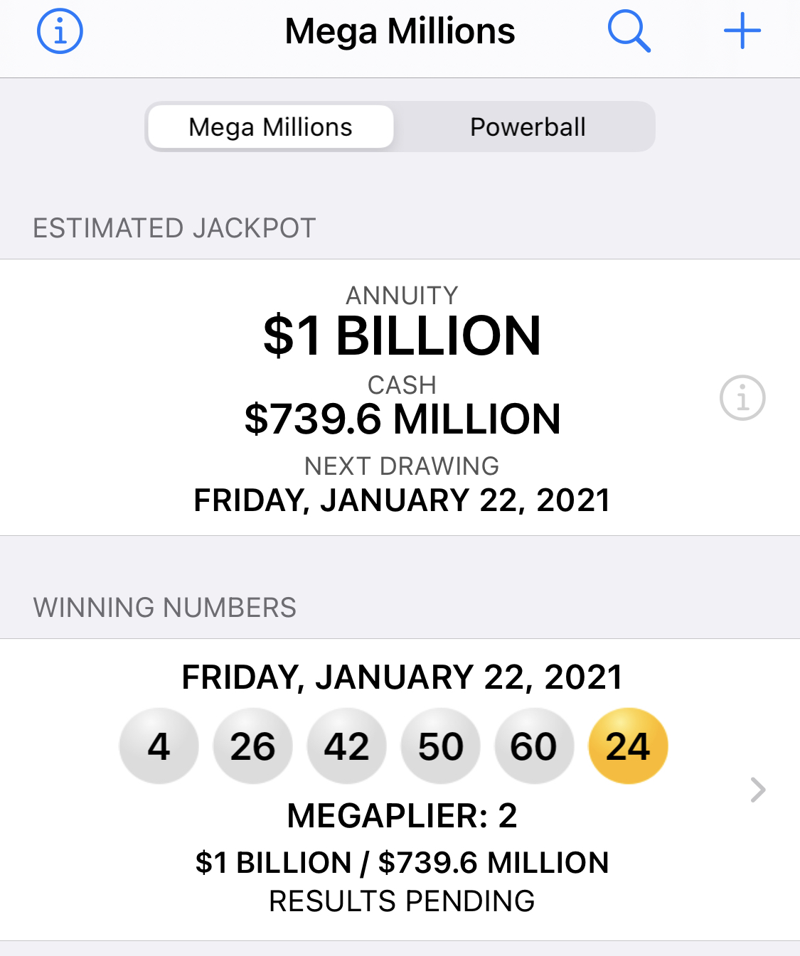 Mega Millions Numbers Did Anyone Win the Jan. 22 Jackpot?