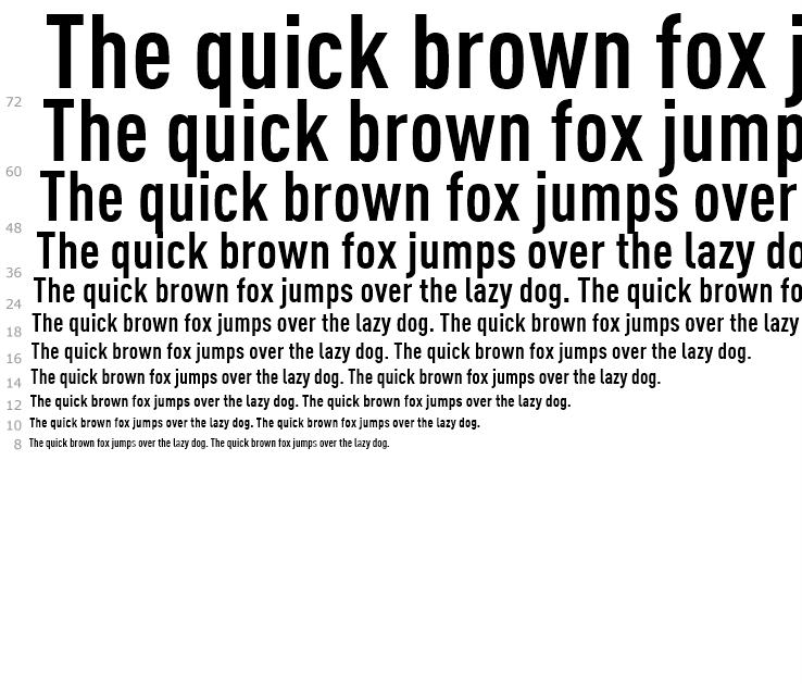 Din Cond Bold Font heavycard