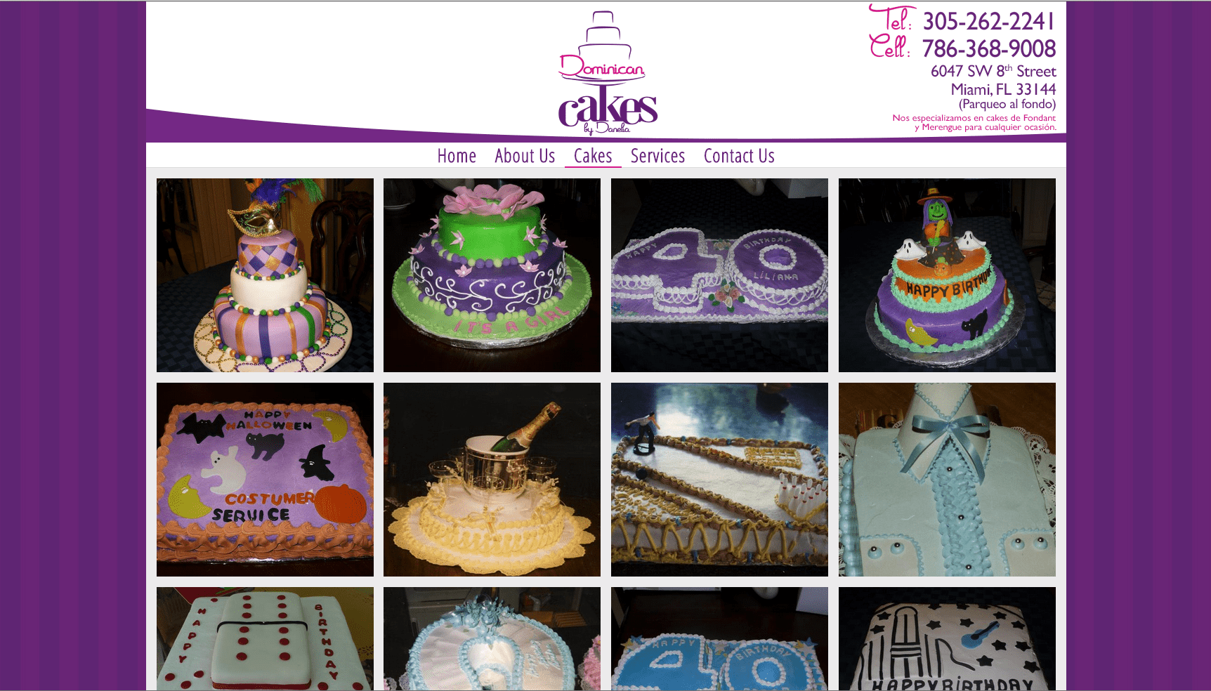 Dominican Cakes Miami Heavy Graphics Marketing