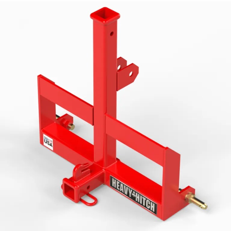 HH1G Category 1 Dual Receiver Hitch and Suitcase Weight Bracket for 3