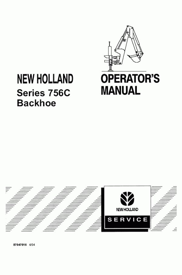 New Holland 756C Operator`s Manual