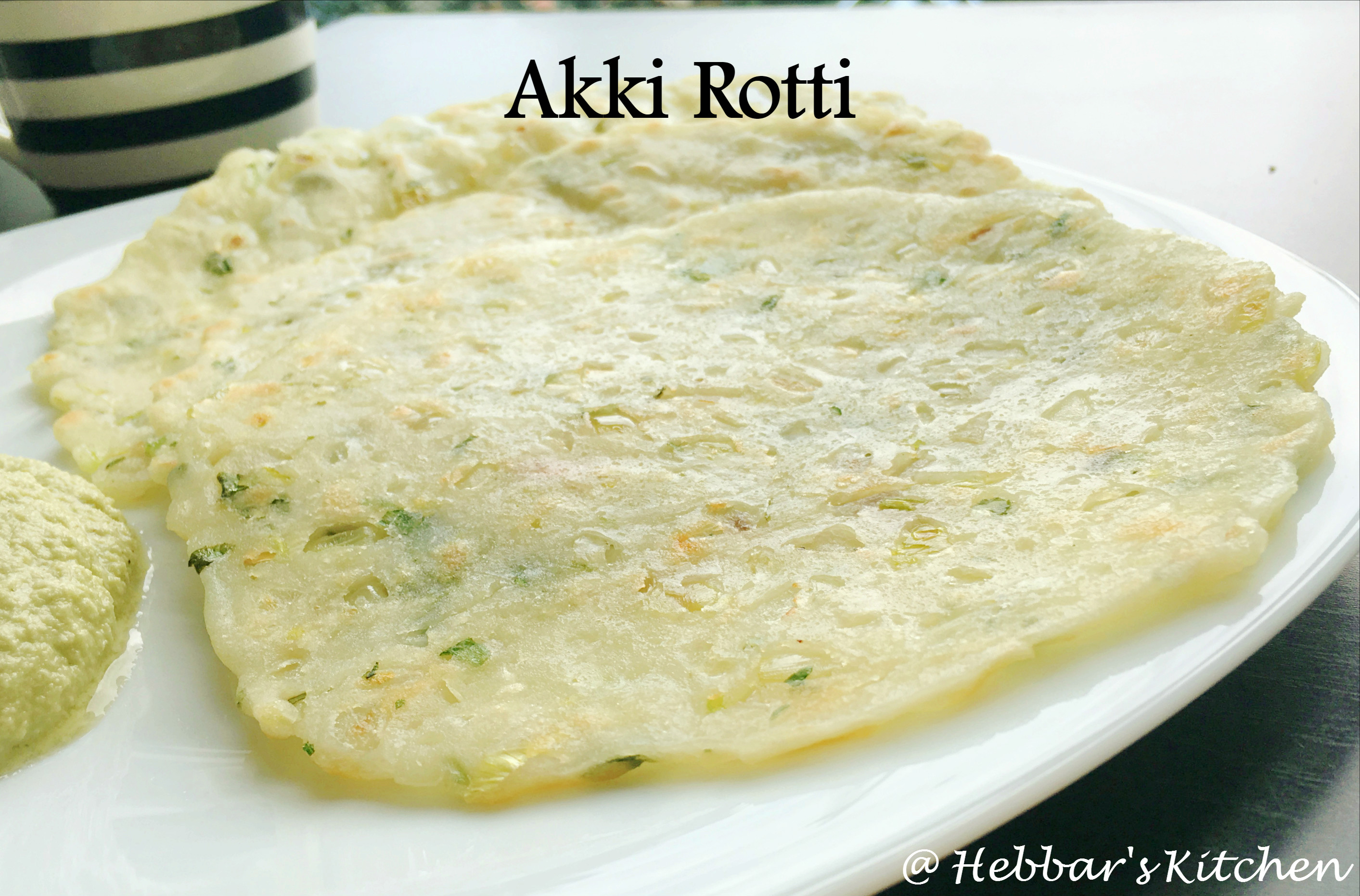 akki rotti recipe / chawal ki roti recipe Hebbar's Kitchen