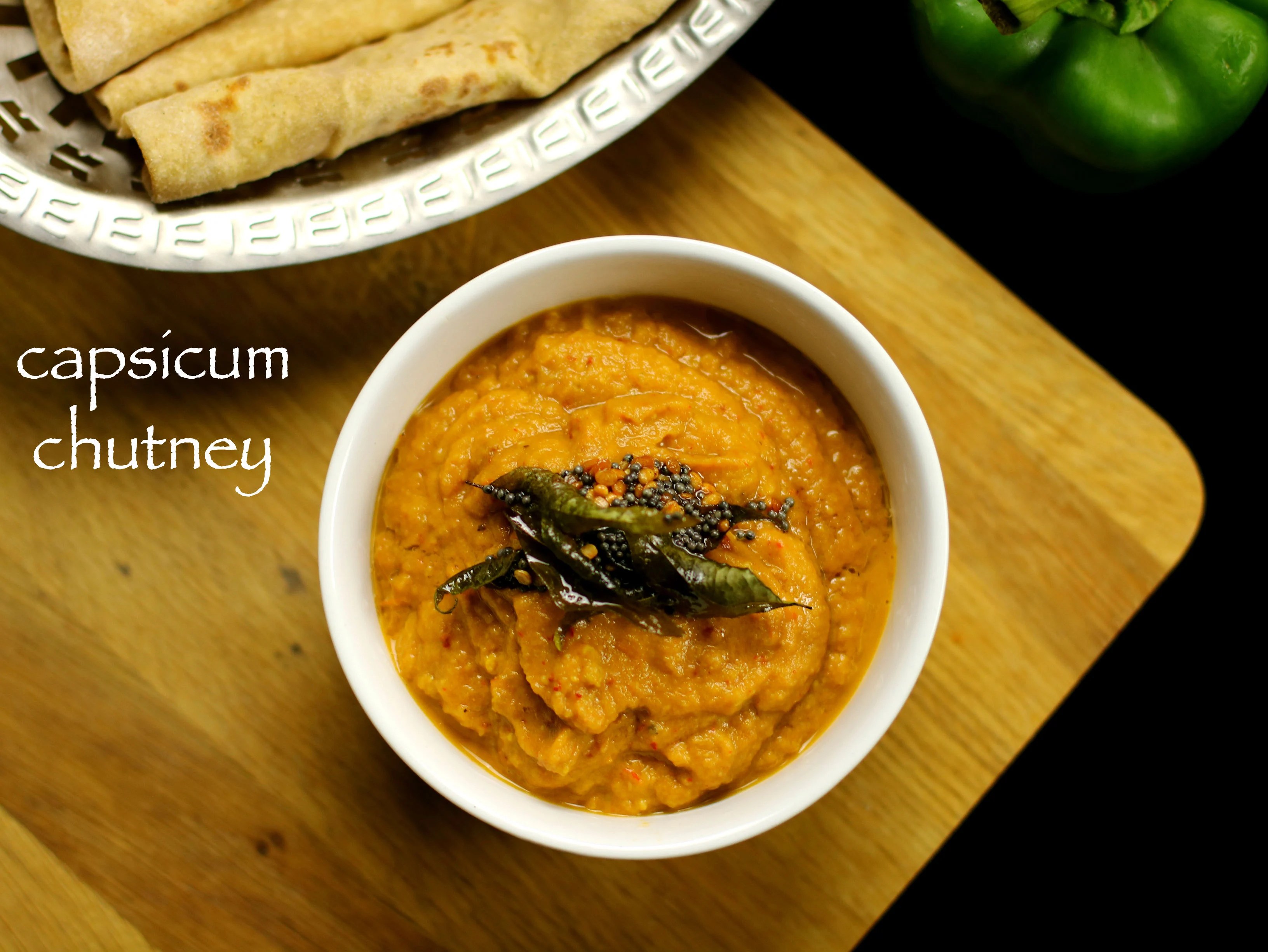 capsicum chutney recipe capsicum tomato chutney recipe