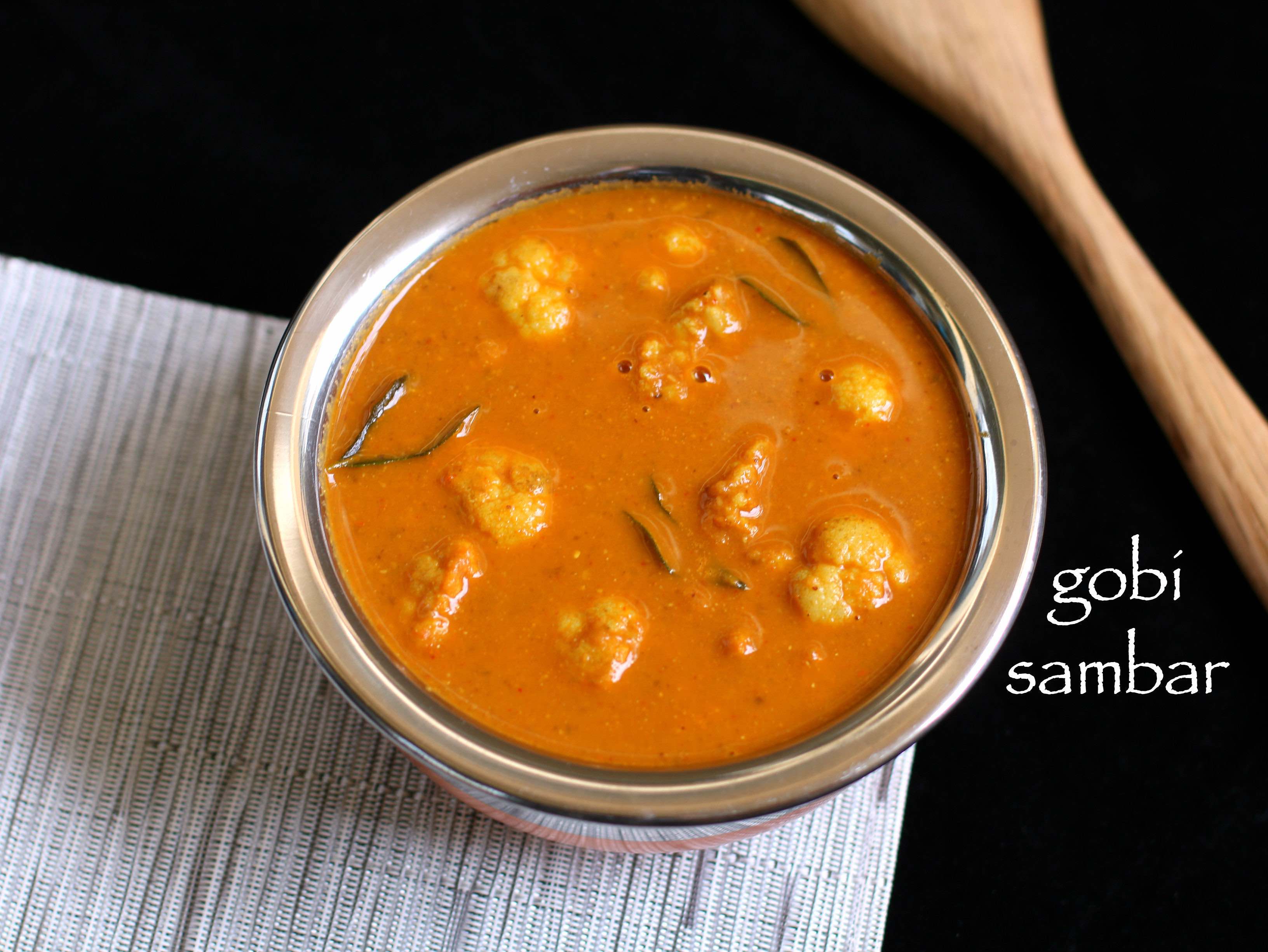 cauliflower sambar recipe gobi sambar recipe udupi style