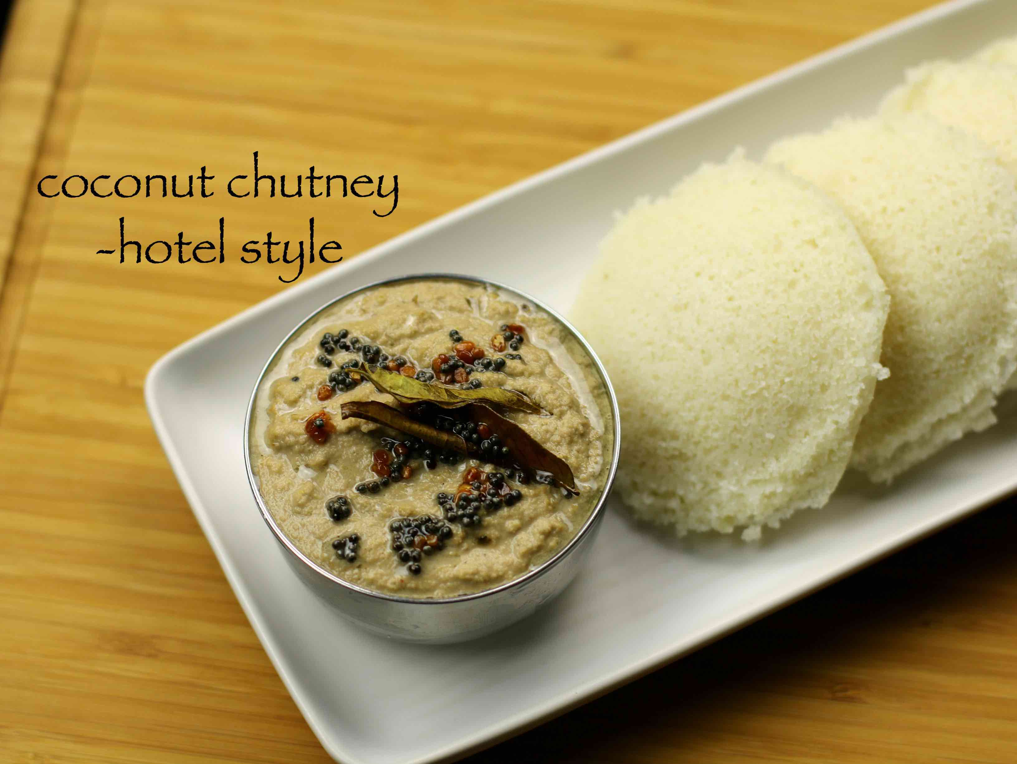 hotel style coconut chutney recipe for dosa and idli hebbar's kitchen