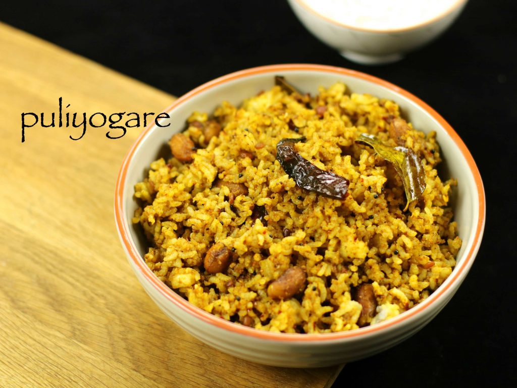 puliyogare recipe tamarind rice recipe karnataka style