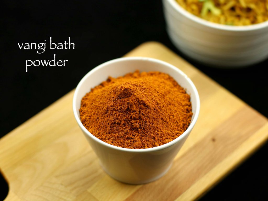 vangibhath masala powder recipe vangi bath powder recipe