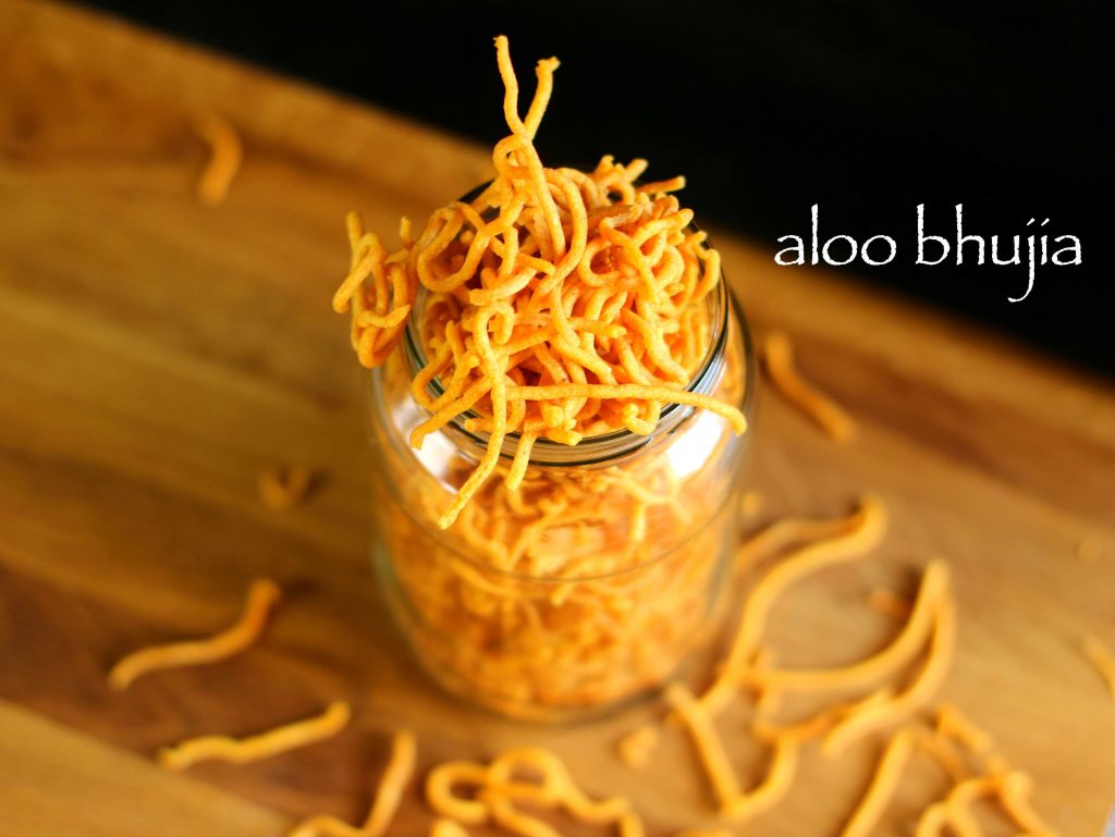 aloo bhujia recipe aloo bhujia sev recipe potato sev recipe