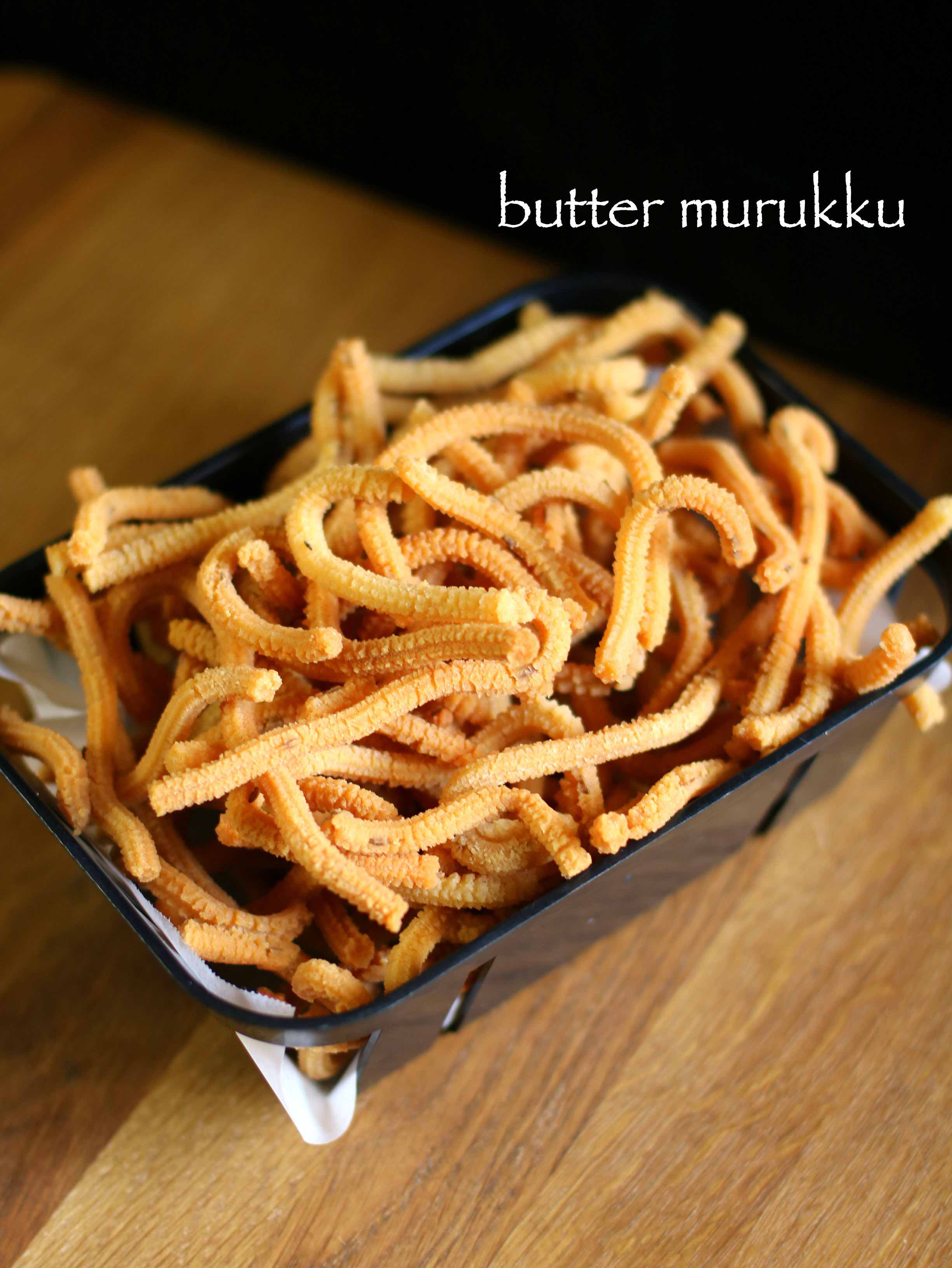 butter murukku recipe butter chakli recipe benne chakli recipe