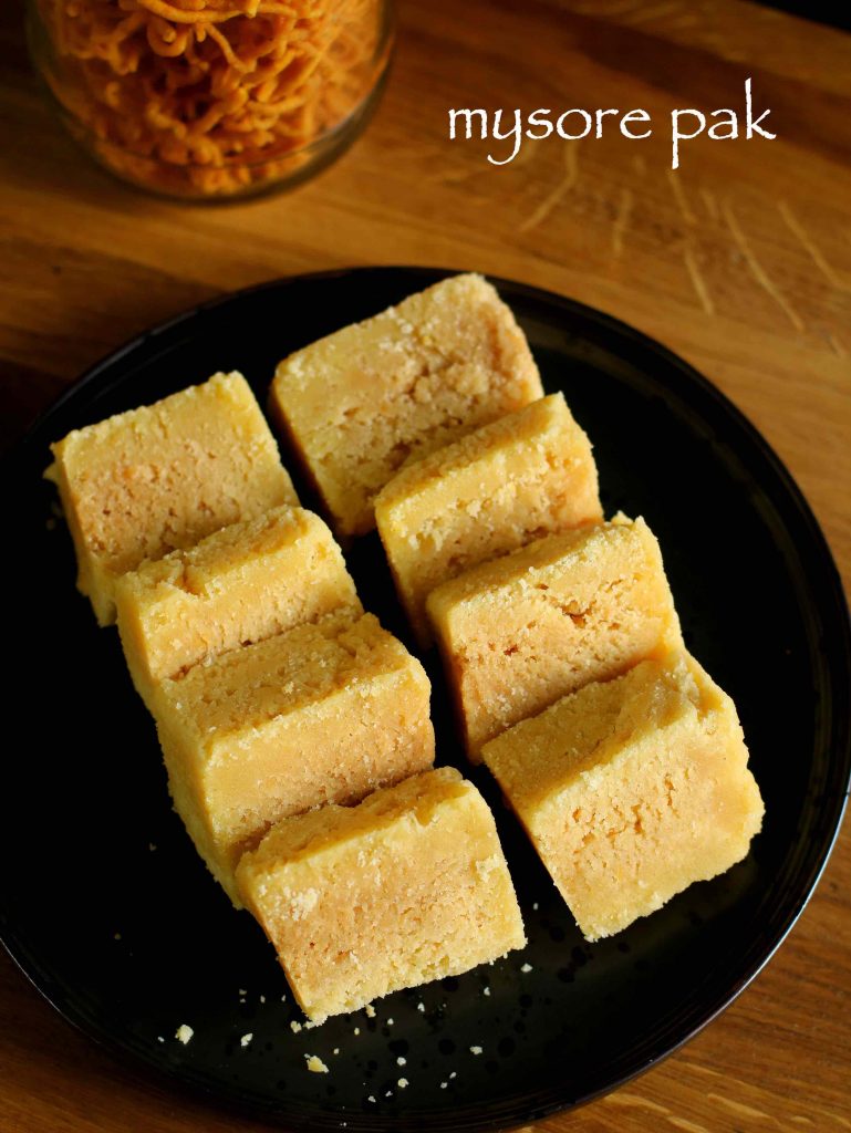 mysore pak recipe easy homemade mysore pak recipe