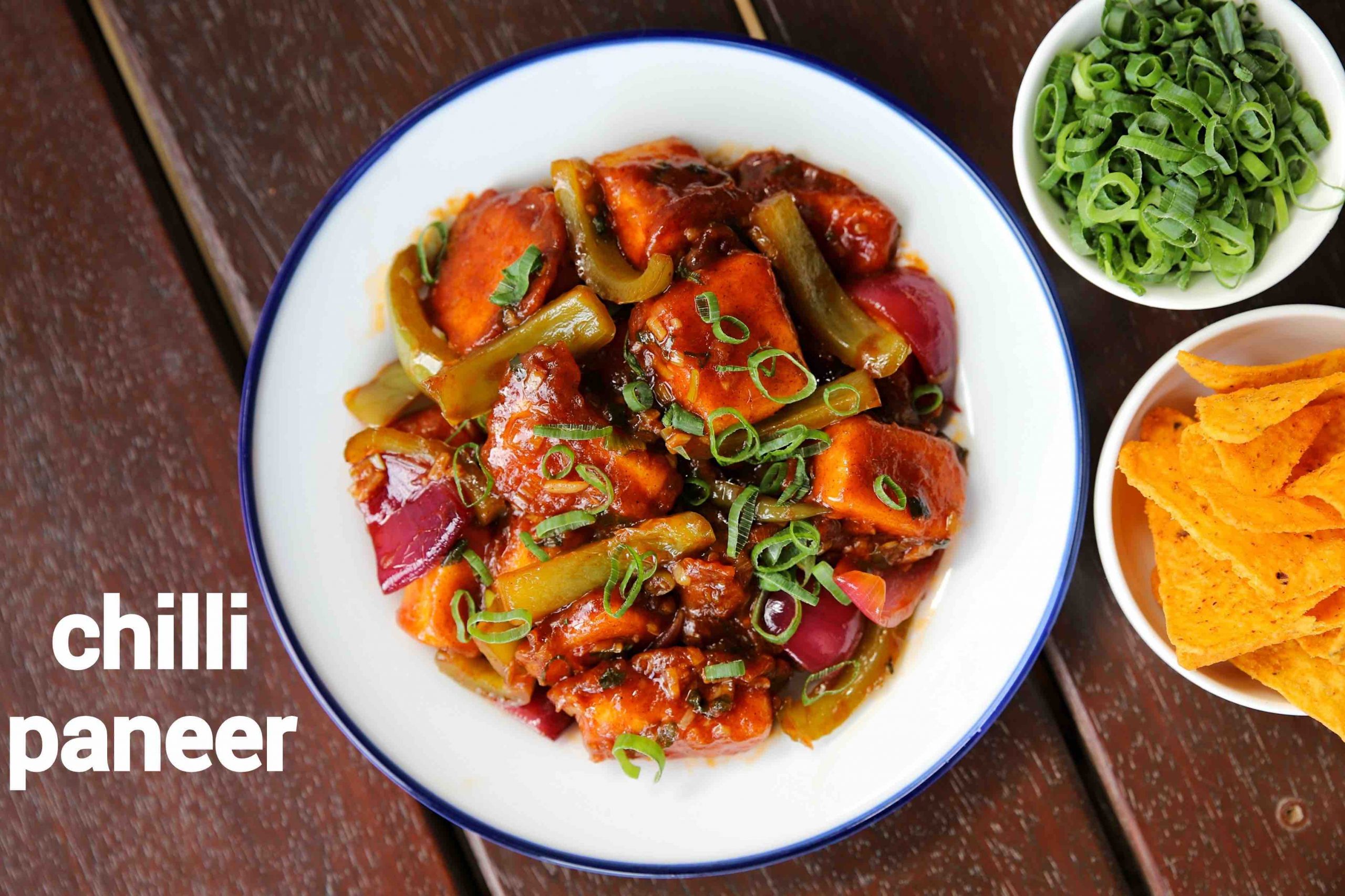 chilli paneer recipe restaurant style paneer chilli dry cheese chilli dry