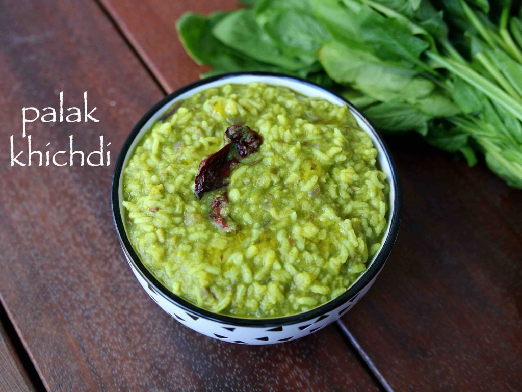 palak khichdi recipe palak dal khichdi how to make palak khichdi