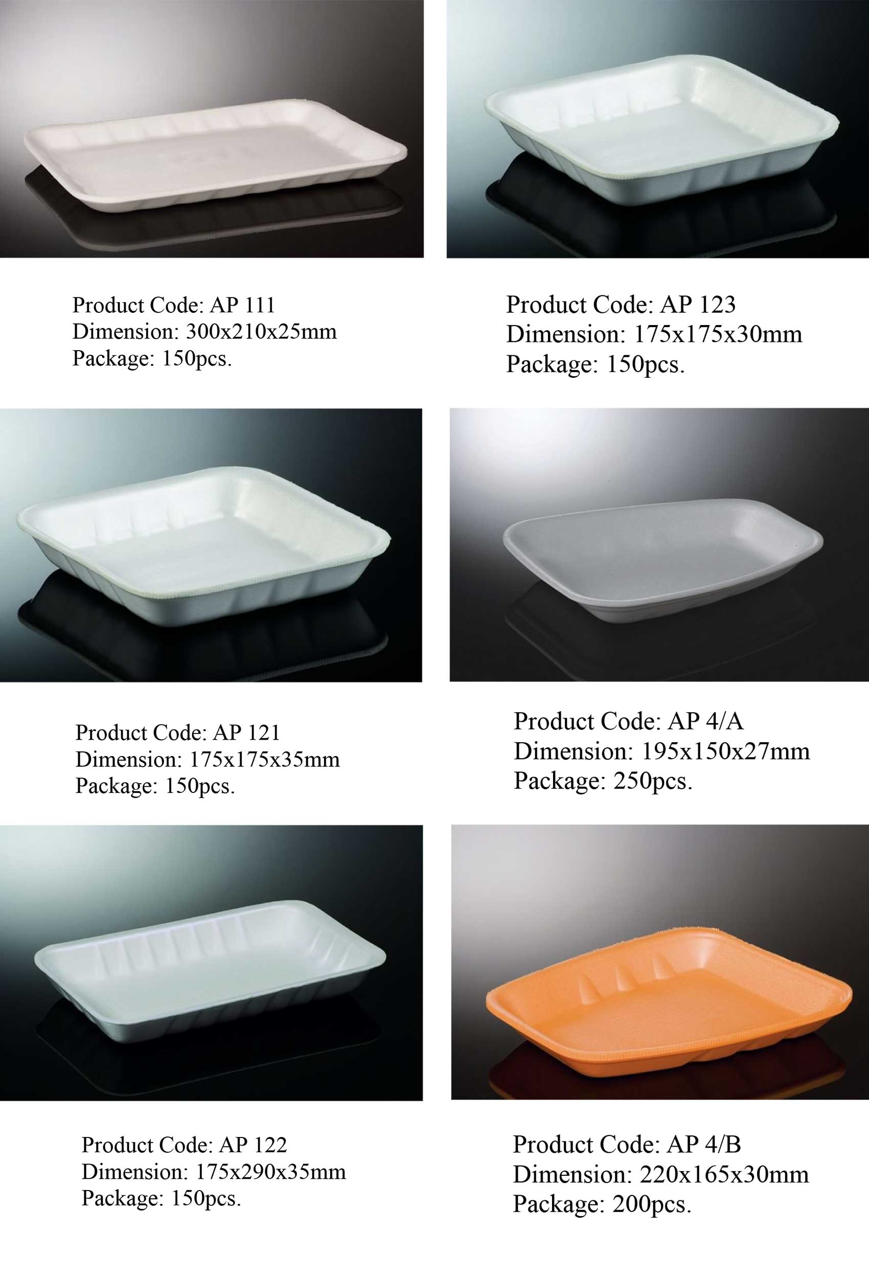 Hebre Packaging Distributors Foam Meat Trays Cork