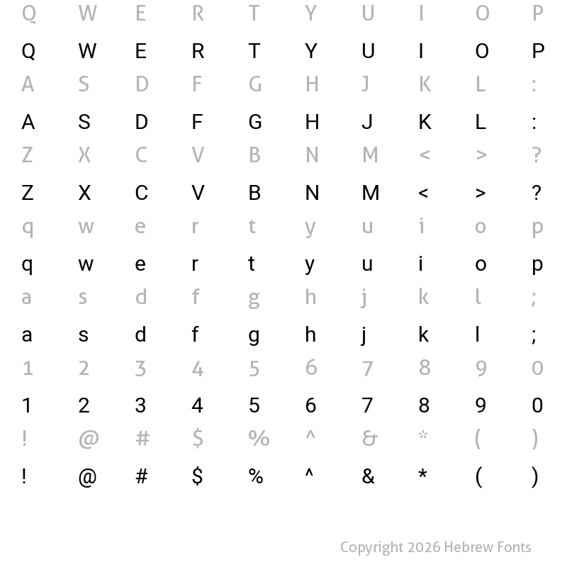 Heebo Regular Download for free at Hebrew Fonts Hebrew Fonts