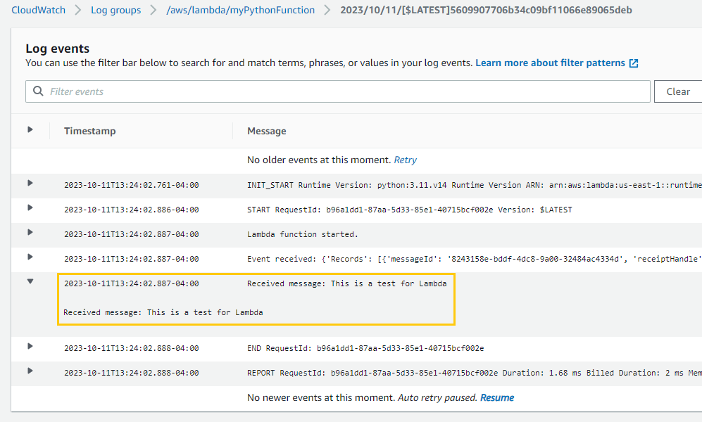 Implementing Serverless Architecture with AWS Lambda and SQS Triggers