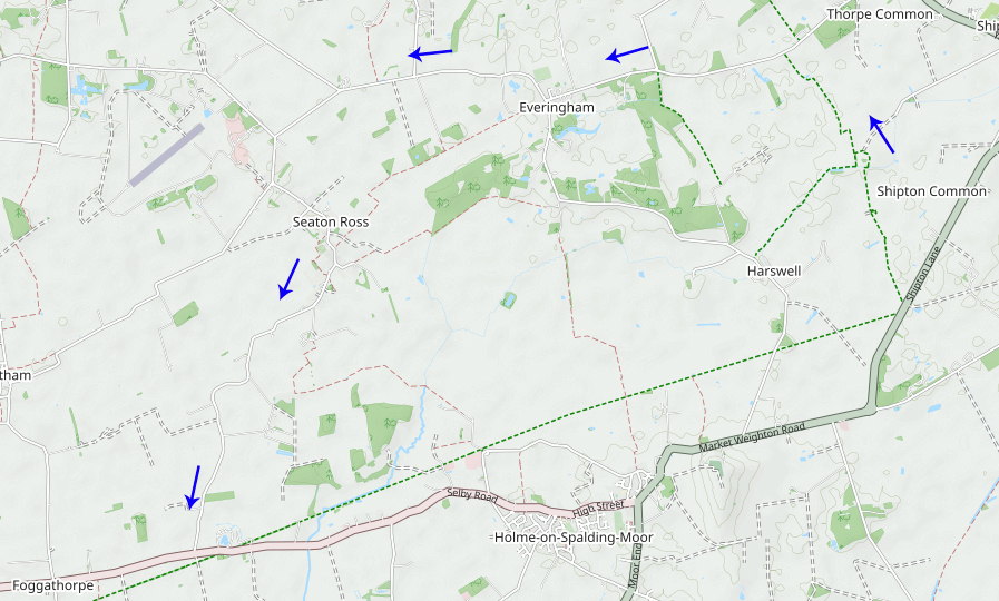 Bubwith to Market Weighton Rail Trail