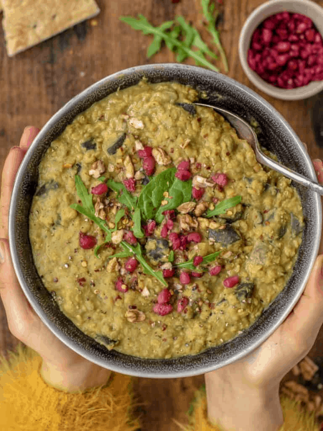 EASY AUBERGINE DAAL WITH LENTILS VEGAN & GLUTENFREE! Story Hedi Hearts