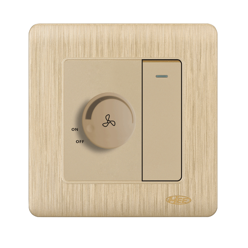 HEE Rose Gold Fan Dimmer with Switch