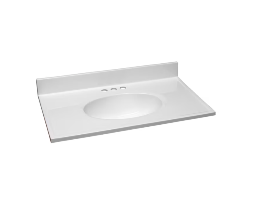 31" x 22" Cultured Marble Vanity Top Heeby's Surplus Inc.